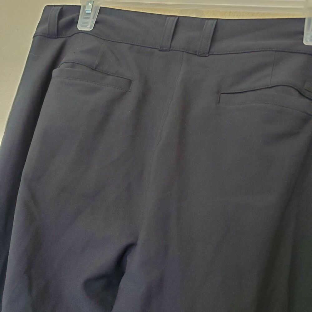 Adidas Golf Pants Flat Front Athletic Performance Womens Size 10 Dark Gray - Picture 14 of 16